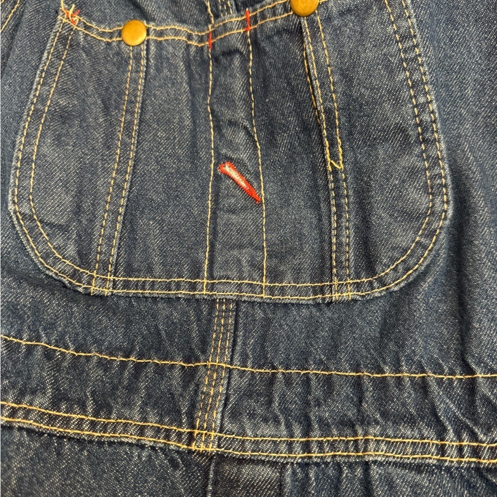 Men's Classic Blue Denim Overalls - Picture 3 of 7